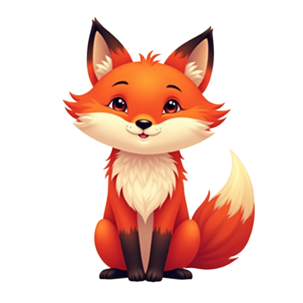 Cute Fox Cartoon